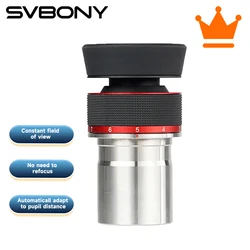 Svbony SV215 Zoom Eyepiece,1.25 Inch 3-8mm,with Parfocal Design,Telescope Accessory for High Power Lunar and Planetary Observing