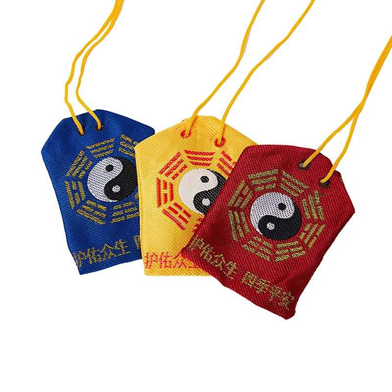 

Taoist Blessing Bag Pendant Amulet Bless Peace Eight Trigrams Talisman Bag Cloth Peace Talisman Bag Talisman Bag Taoist Articles