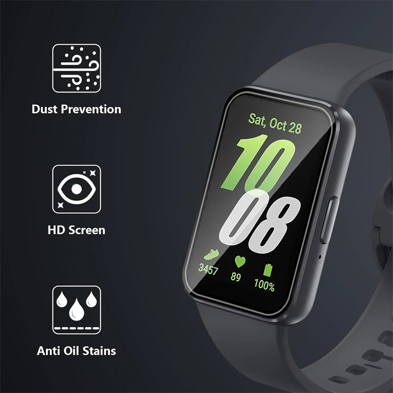Screen Protector for Samsung Galaxy Fit3 Anti-scratch Film for Galaxy Fit 3 Full Coverage Ultra-HD Protective Film (Not Glass）