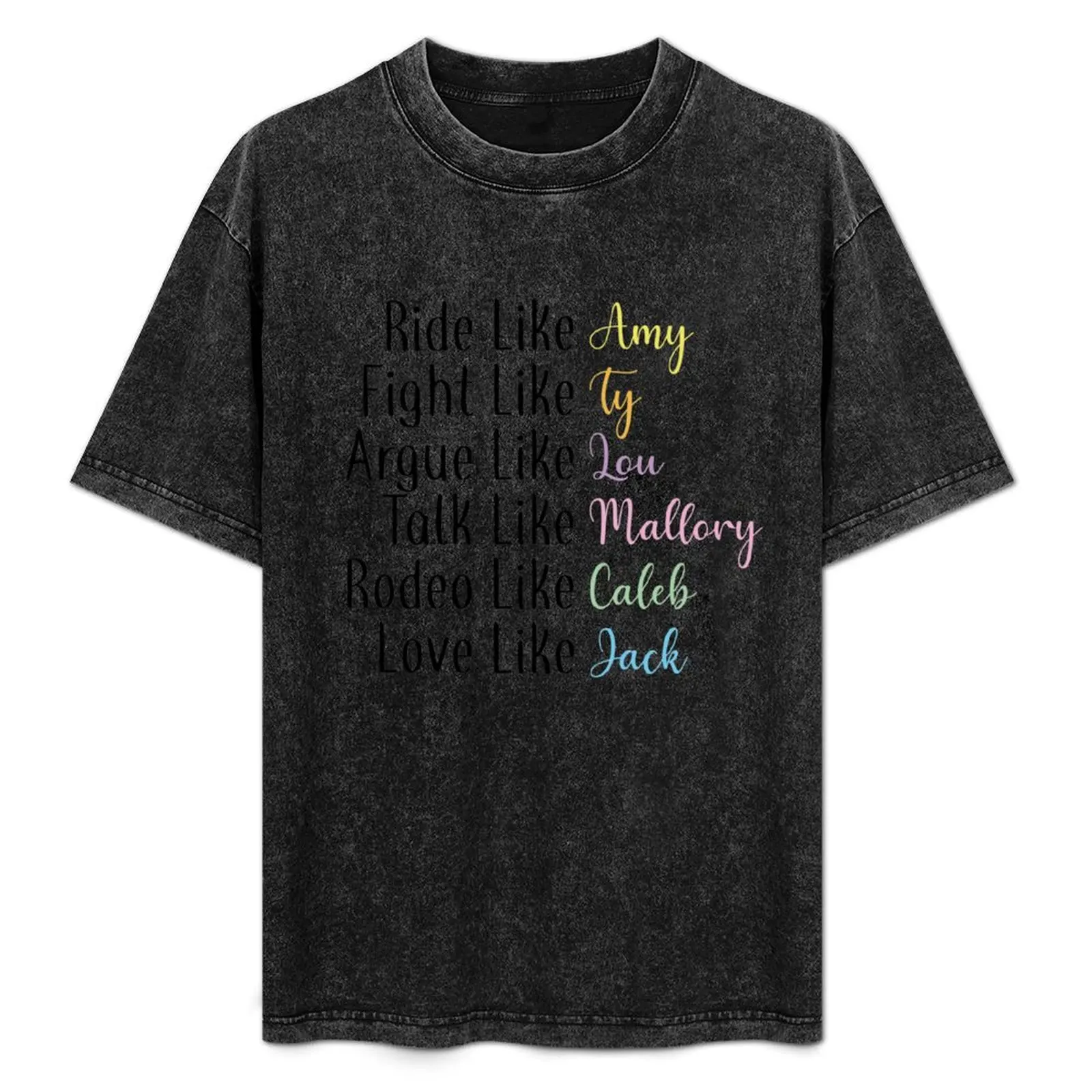 

Ride like Amy T-Shirt Soft Durable Cotton T-Shirt