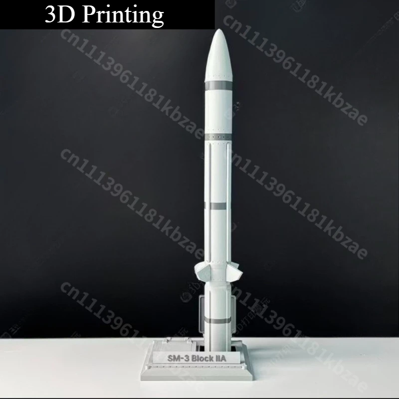 Standard 3 Air Defense Model 3D Printing 1:18 US Navy Shipborne Vertical Model Manual Assembly Ornament Non Functional