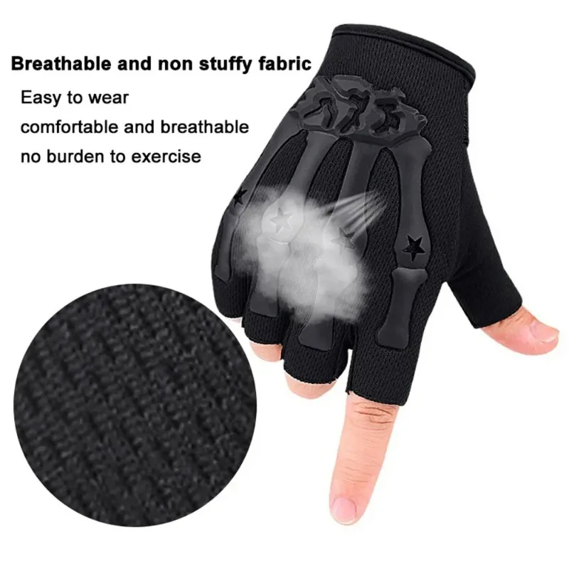 

Riding Fingerless Gloves Non-slip Half Finger Gloves for Motorcycle Cycling Climbing Hiking Hunting Outdoor Sports guantes work gloves guantes moto security protection
