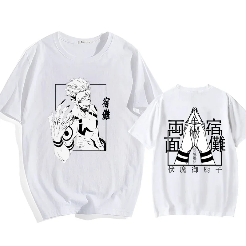 Anime Printed T-shirt Unisex Casual Loose Cool Y2k T-shirt