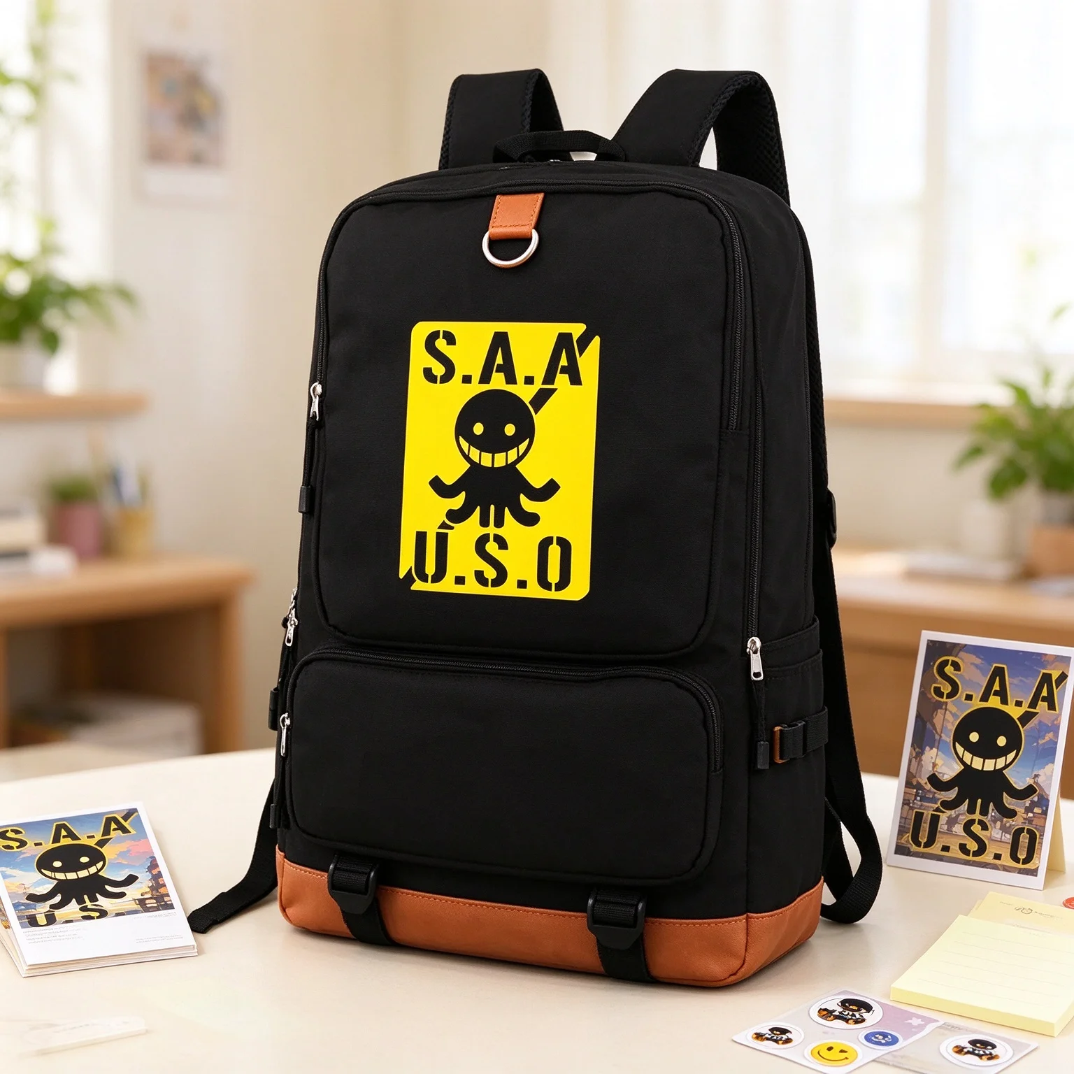 Assassination Classroom Korosensei Women Backpack Canvas School Bags Laptop Backpack Anime Travel Bagpack Women Shoulder Bags