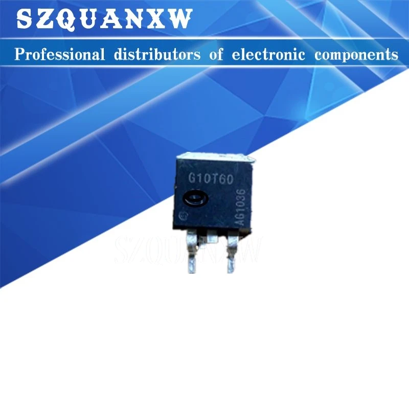 10pcs IGB10N60T TO263 G10T60 G10N60A G10N60 TO-263 10A 600V Power IGBT transistor