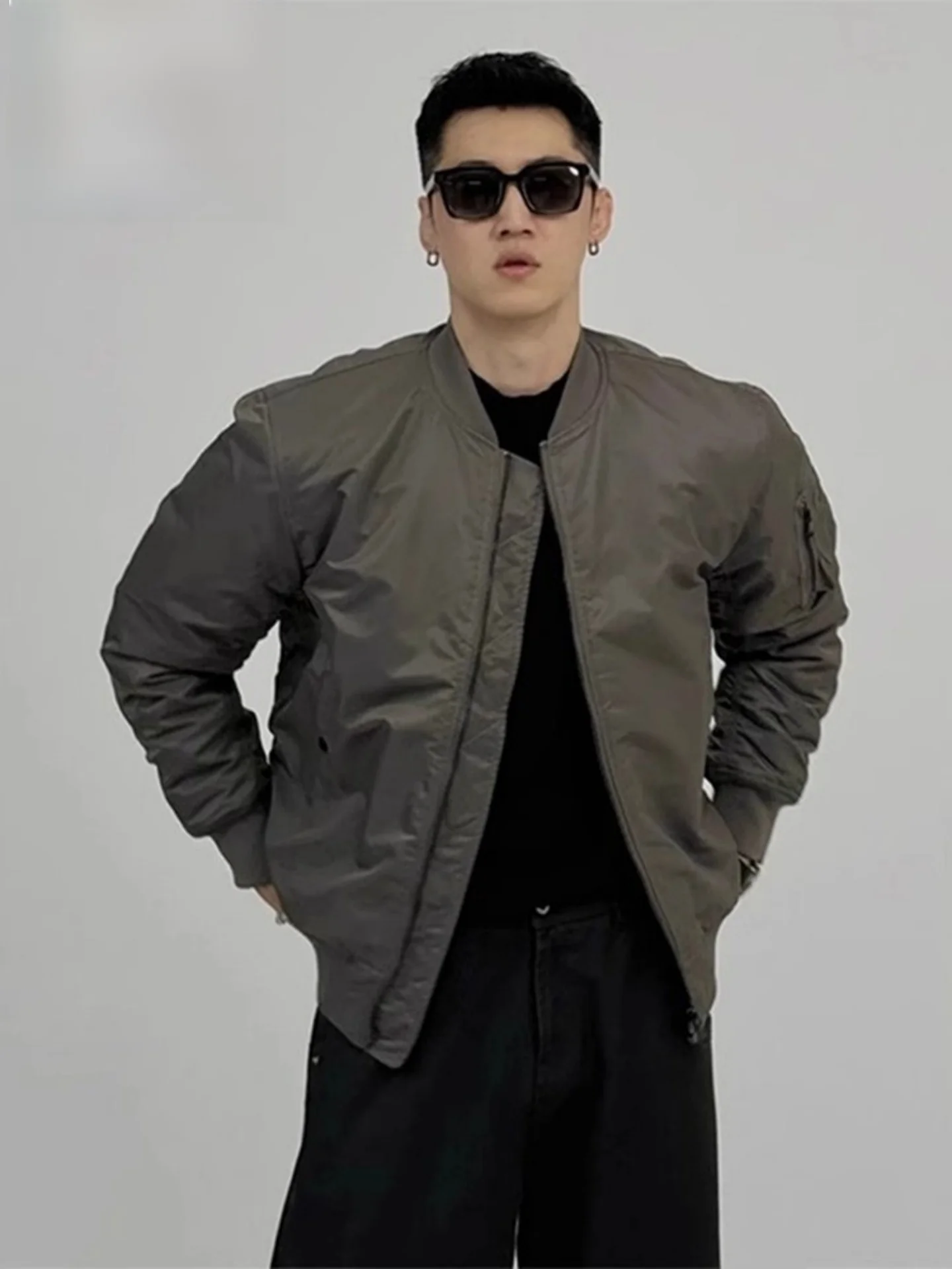 

Pierre Cardin American Sle Hard Man Flight Jaet Men's High Faion Workwear Baseball Cotton Coat Windproof Thiened