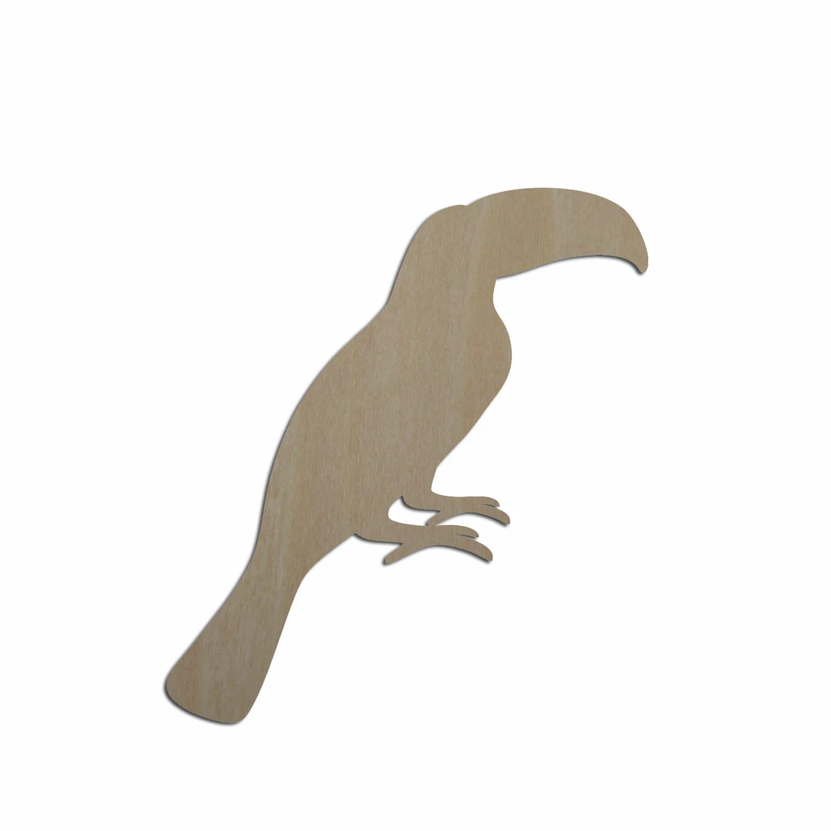 Toucan Bird Big Mouth Unfinished Blank Laser Cut Out Wood Shape Craft Supply Woodcraft Cutout