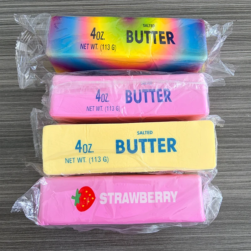 Weicher, Quetschbarer Butter-Stick Fidget-Spielzeug zur Stresslinderung, Langsam Aufsteigendes Squeeze-Spielzeug zur Angstlinderung, Entspannungsgeschenke für Erwachsene – Detail 2