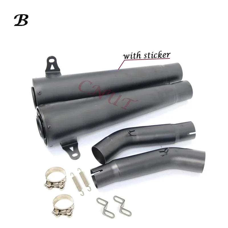 For Hayabusa GSXR1300 GSXR 1300 2008-2020 Motocross Exhaust Tip Motorcycle Muffler Mid Pipe Escape Moto Stainless Steel Slip on