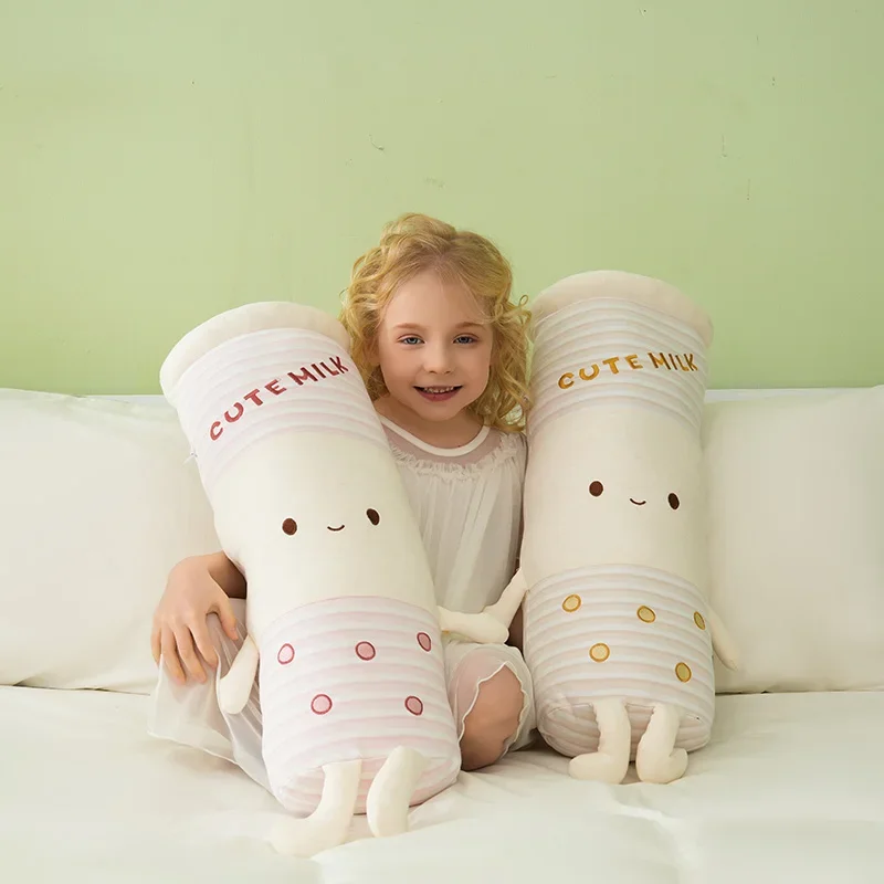 

Спящие с детьми, успокаивающие подушки, чашка чая с молоком, плюшевые игрушки, подушка A-класса, детская игрушка с тканевым наполнением, детская игрушка, подарок для девочки