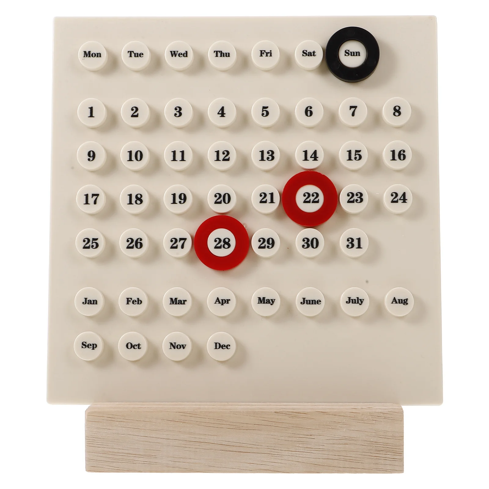 

Stylish Retro Flip Calendar Functional Desk Accessory 2024-2025 Home Office Schedule Planner Desktop