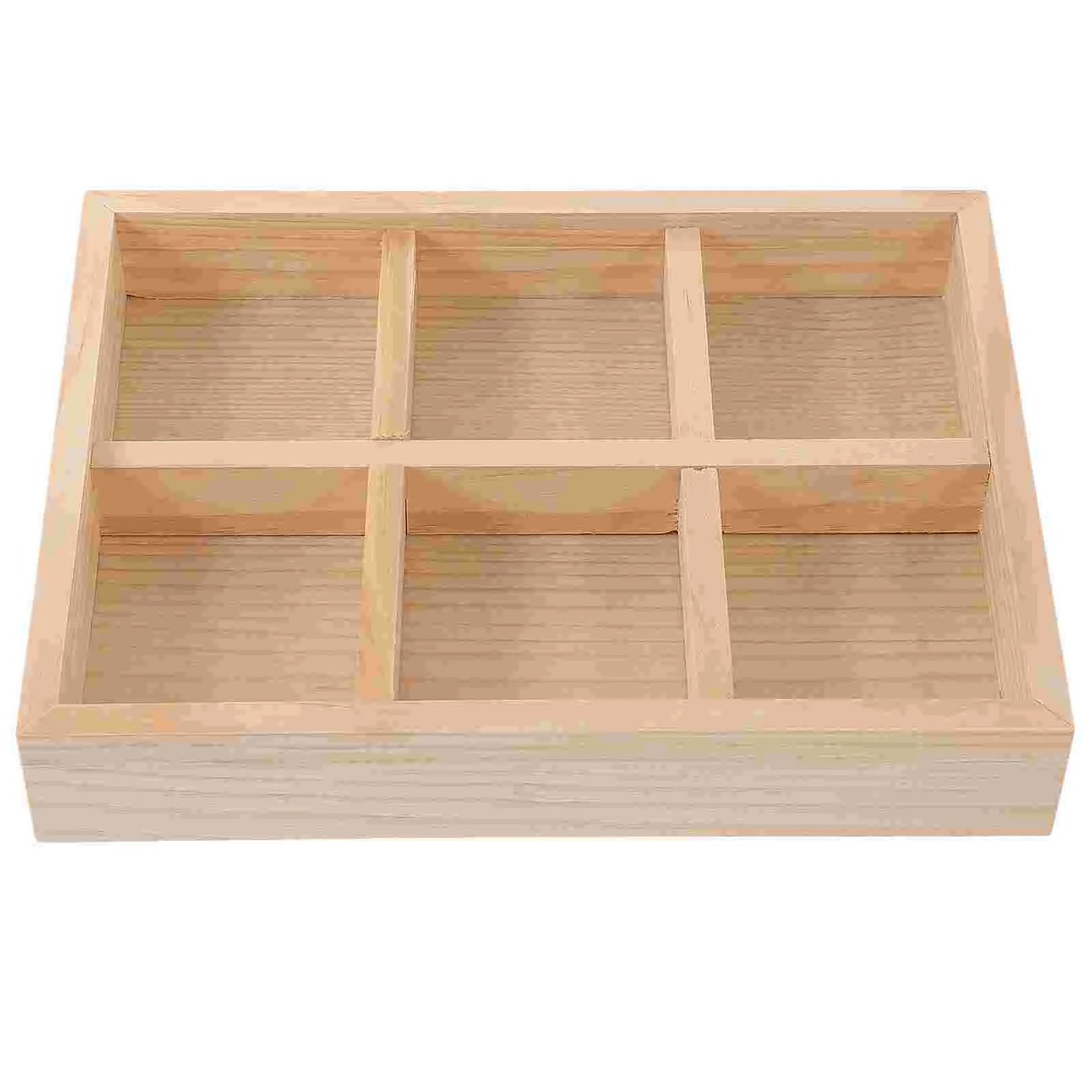 Pine Jewelry Tray Organizing Accessories Wood Display For Storage Drawer Rings Case