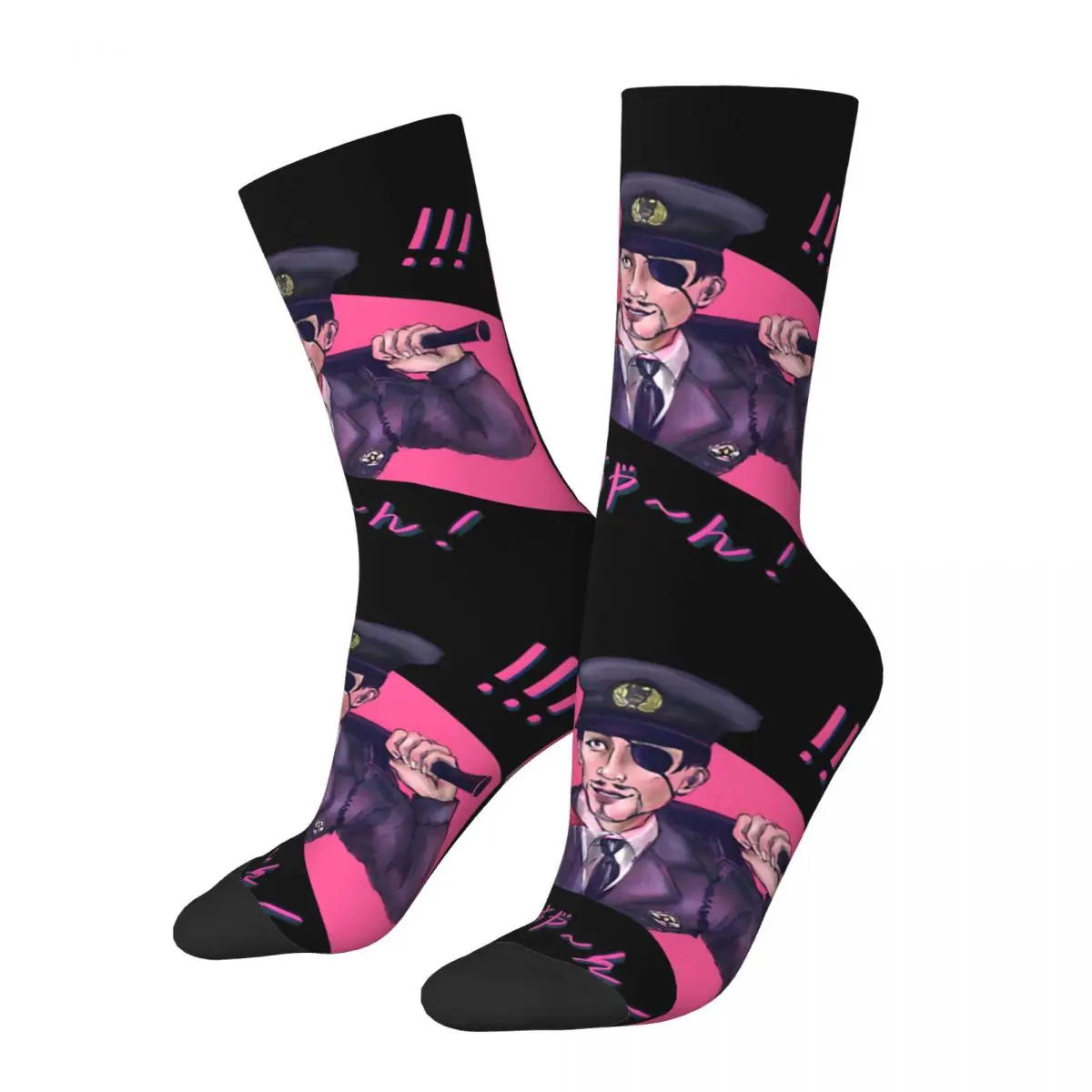 Hip Hop Retro Fun And Funny Crazy Men's compression Socks Unisex Y-Yakuza Game Harajuku Seamless Printed Funny Novelty Happy