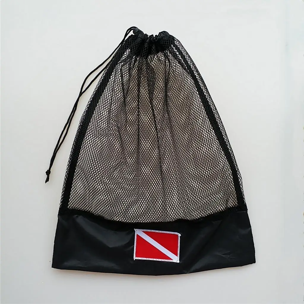 Scuba Mesh Pouch Compact Durable Gear Pack Diving Accessories Storage for Freediving Swimming Beach Spearfishing