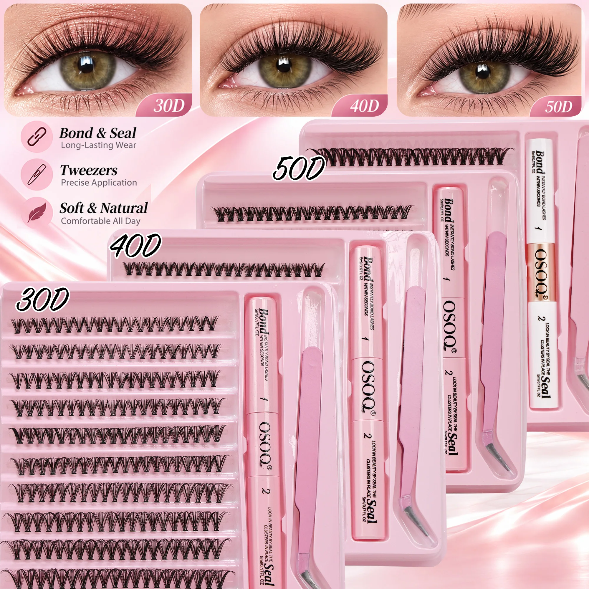 Eyelash Extension For Asian Eyes - Nuovo kit di ciglia finte a