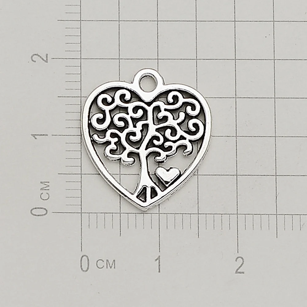 30pcs 27 Style Tree Of Life Leaf Coconut Charms Pendant For DIY Bracelet Necklace Keychain Jewelry Making Findings Accessories