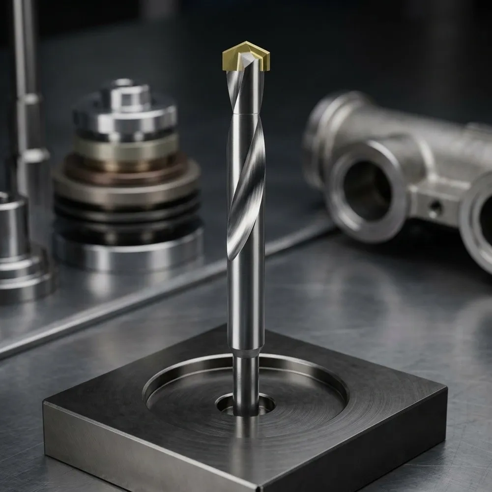 Carbide Twist Drill Bits Straight Shank for Steel Iron Aluminum Stainless Steel Wood Plastic Galvanized Pipe 22mm 23mm 24mm