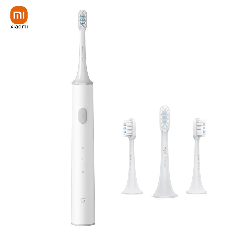 XIAOMI Mijia Sonic Electric Toothbrush T300- 2 Modes Smart Memory Rechargeable Waterproof Teeth Cleaning Brush 2mins Timing