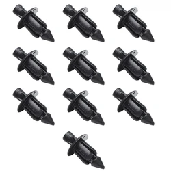 10/20/30PCS 6mm Black Rivet Fairing Body Trim Panel Fastener Screw Clips For Honda Suzuki Kawasaki Motorcycle Accessories Parts