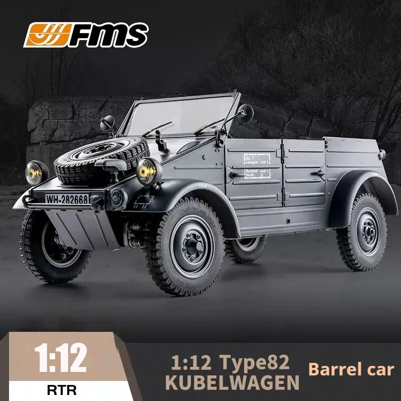 FMS 1:12 82 bucket car professional RC remote control electric model car World War II four-wheel drive off-road climbing car gif