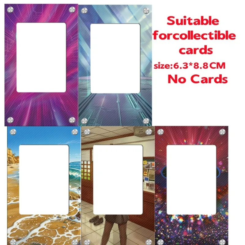 Exquisite Acrylic Showcase Brick 63x88mm TCG PTCG Premium Decor Display Frame for Hobby Fans No Card