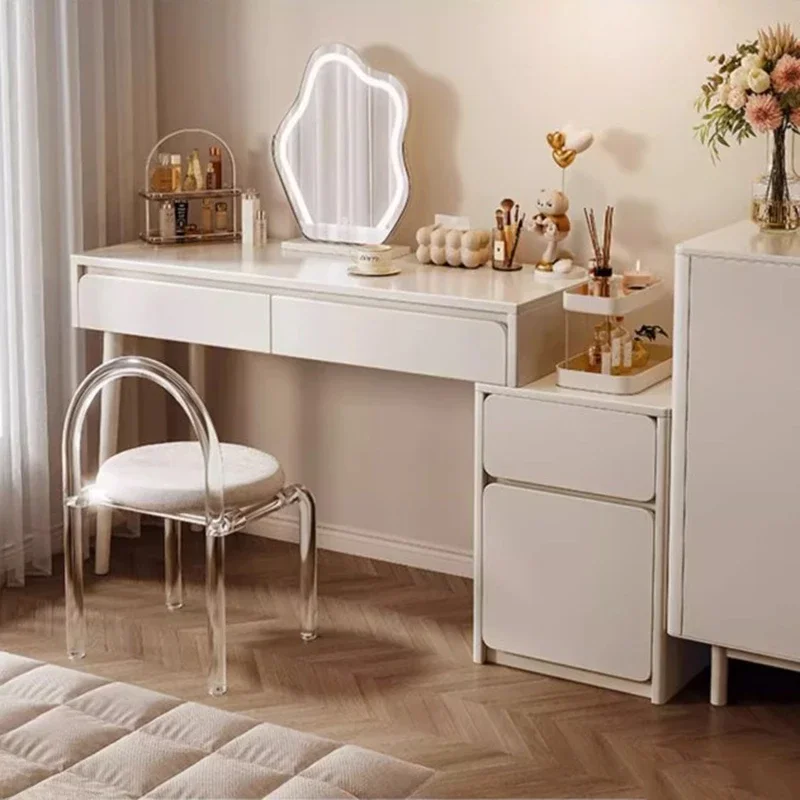 

Large Drawers Dressing Table Makeup Modern Living Room Luxury Dressing Table White Stool Penteadeira Furniture For Bedroom