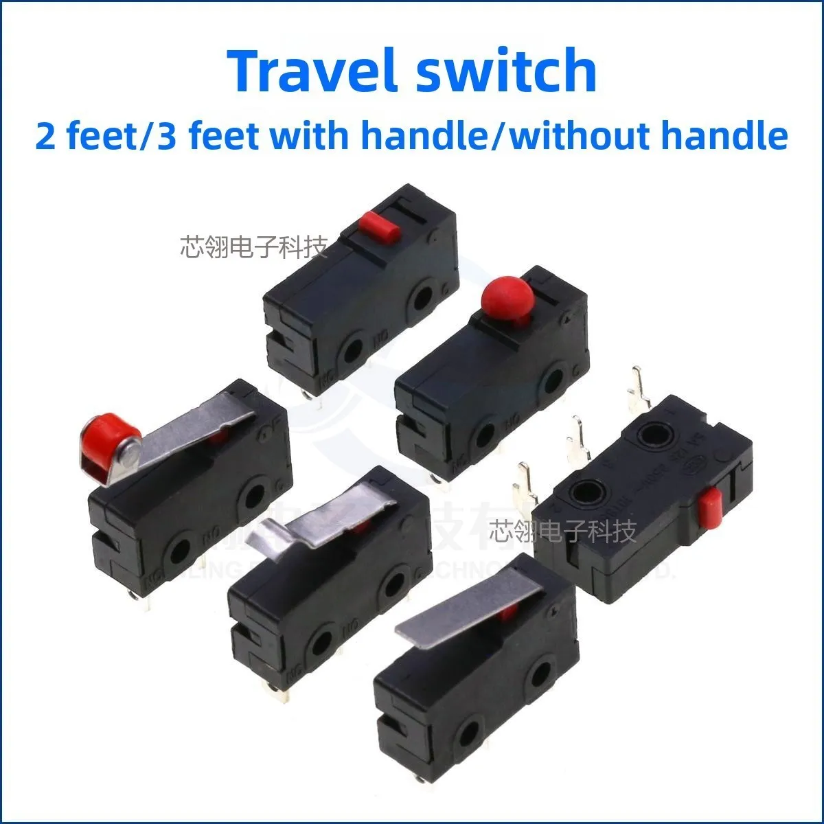10PCS Micro Switch 2/3Pin NO/NC Mini Limit Switch 5A 250VAC KW12 Roller Arc Lever Snap Action Push Micro Switches