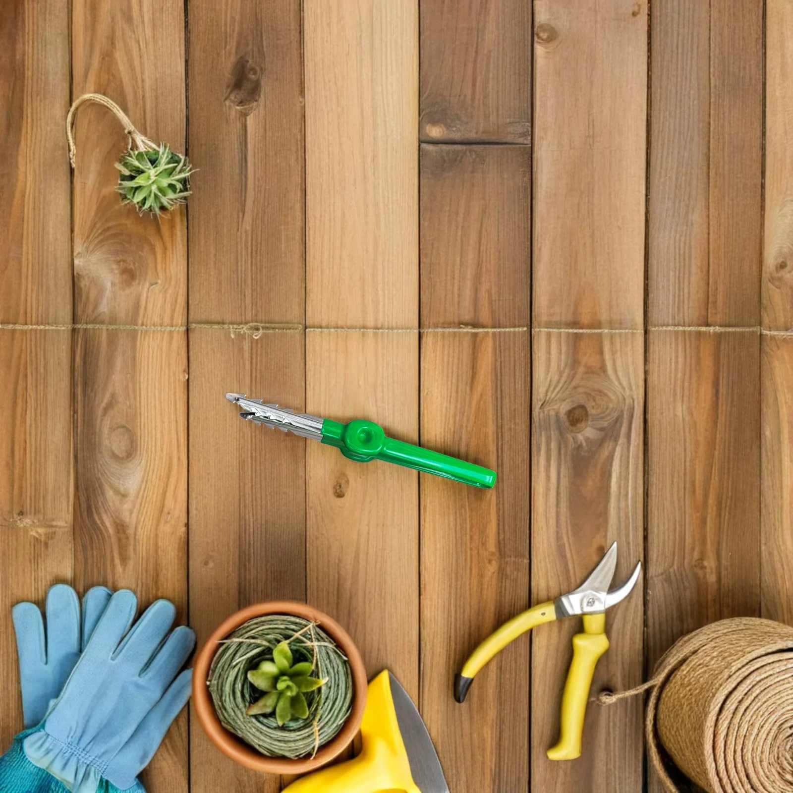 

1pcs Garden Tweezer Lightweight Stainless Steel Portable Planting Tool For Succulent Bonsai Crafting Outdoor Nature Exploration