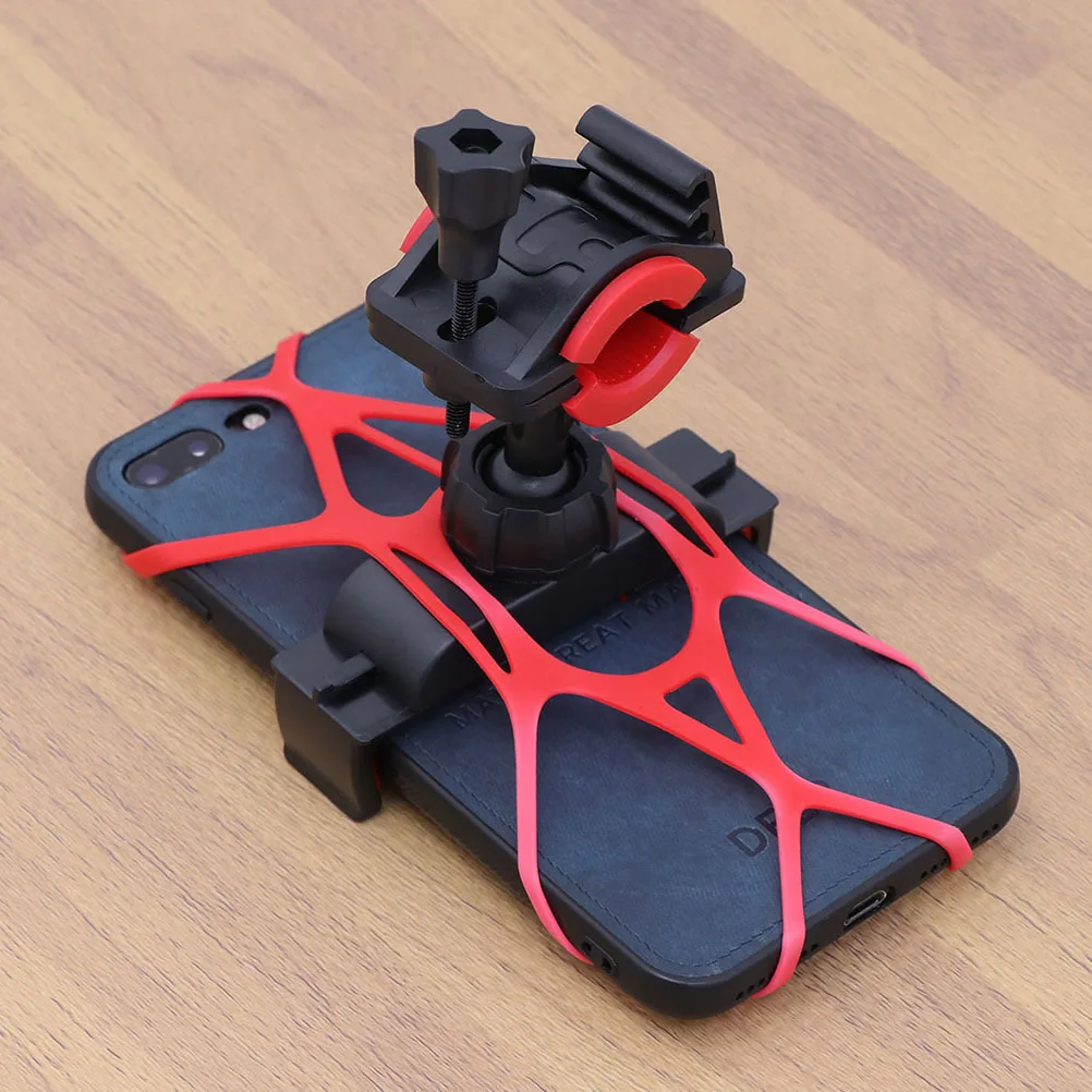 

4Pcs Motorcycle Phone Holder Universal Bike Handlebar Mount Bracket 360 Degree Swivel Support for Cell Phone GPS Navigation