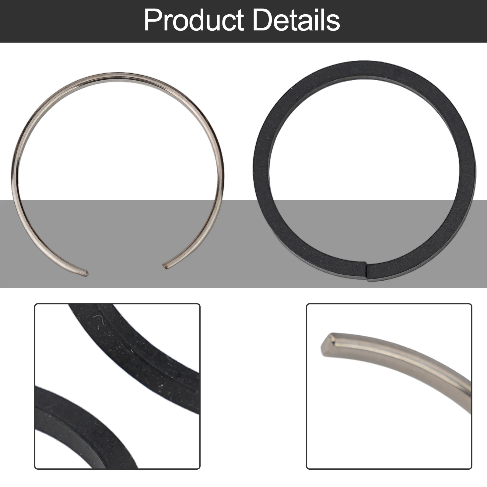 Robust Metal Piston Rings for HM0810 Electric Pick Demolition Hammer Tool, Enhanced Performance, Reliable Quality