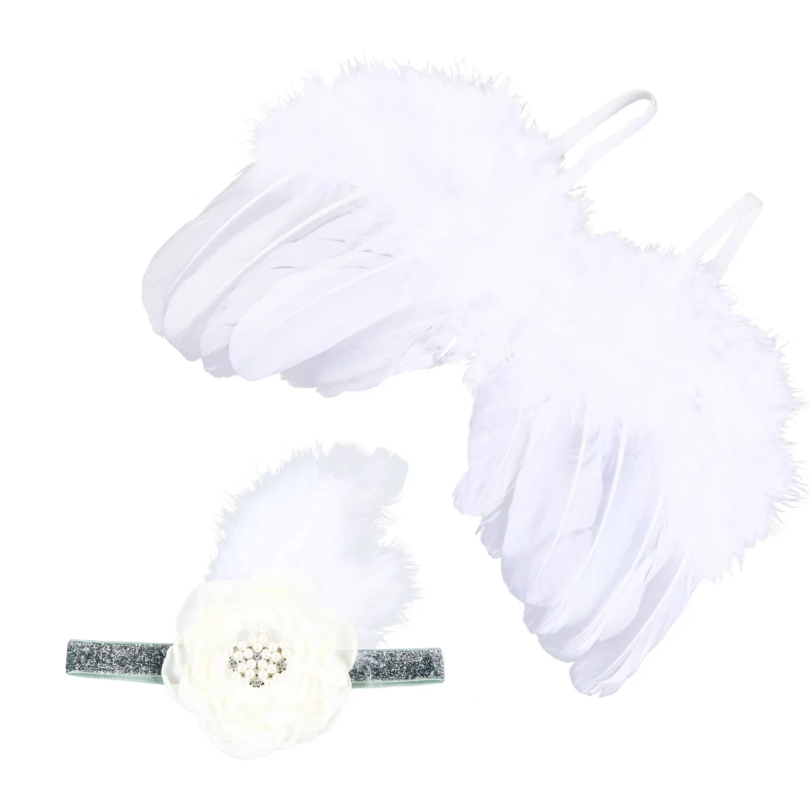 

2 Pcs Photo Photography Props Newborn Artificial Hundred Days Clothing
