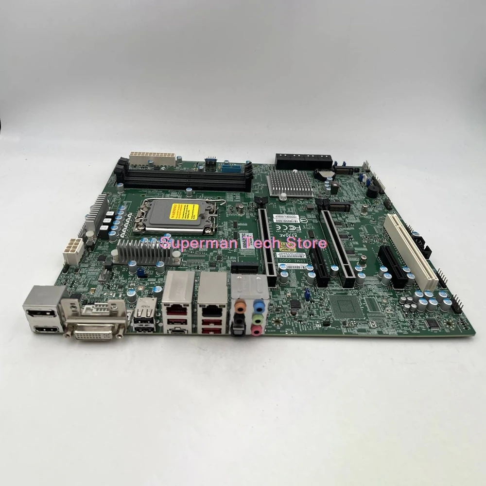 W680 12th Core DDR5 PCI-E5.0 Single Channel Workstation Motherboard For Supermicro X13SAE