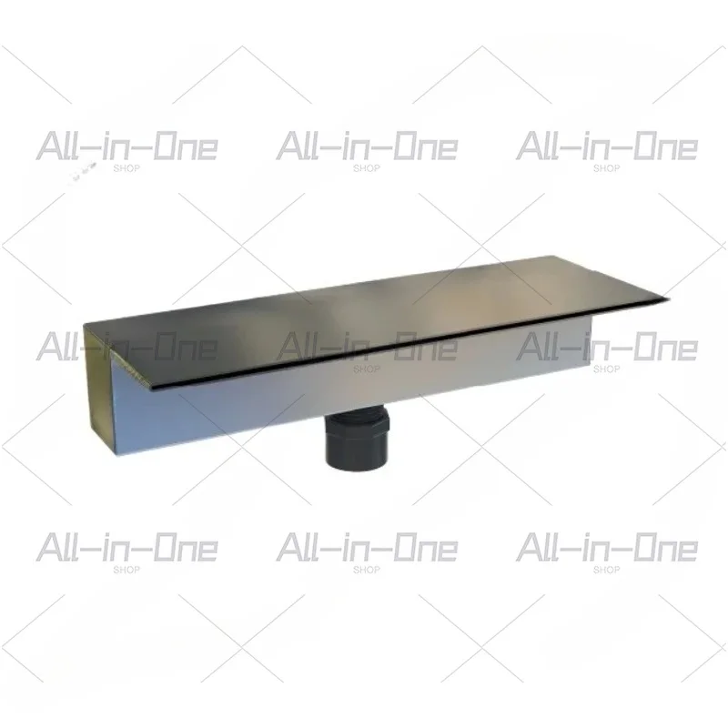 Stainless steel waterfall outlet fish pond water curtain landscaping water wall landscape sink courtyard outdoor fountain