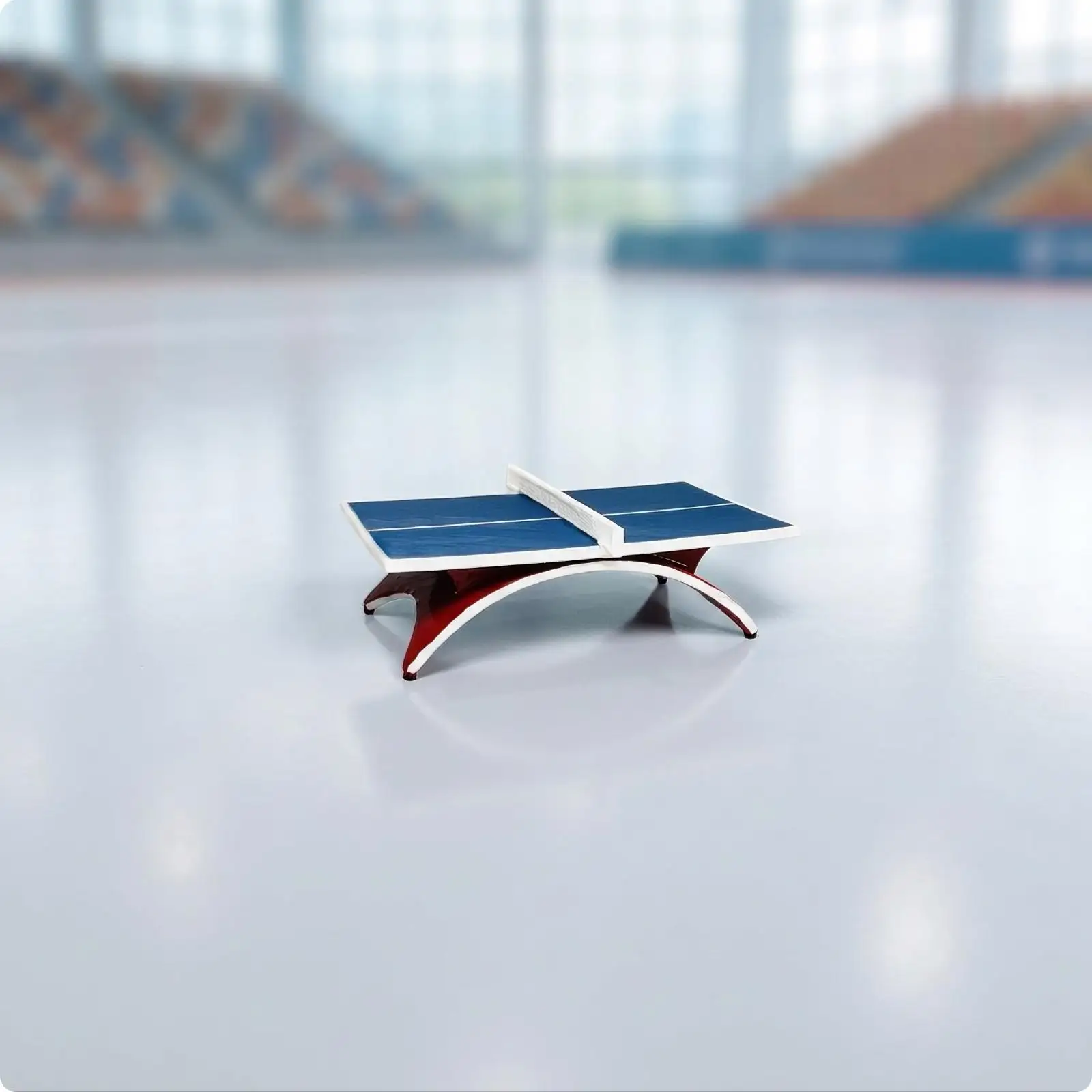 Small Resin Table Tennis Table Miniature Figure for Scale Model Scene Sports Decor Collector Quality