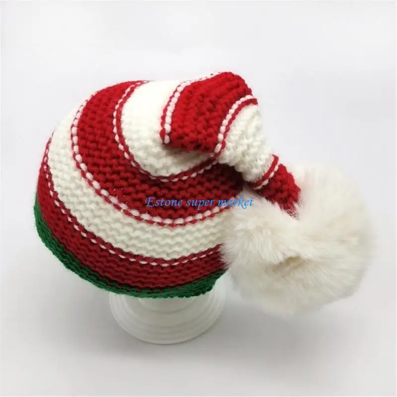 

090B Winter Warm Hat Kids Baby Wool Cap Breathable Christmas Hat Crochet Hat for Boy Girl Knitted Beanie Cap Soft Baby Hat