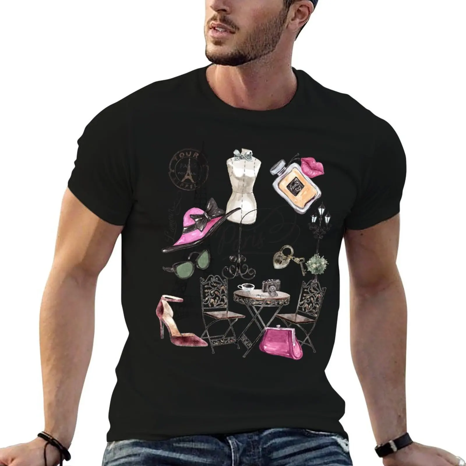 

Paris Lamour T-Shirt t shirts designer t shirt for man 100 percent cotton T-Shirt