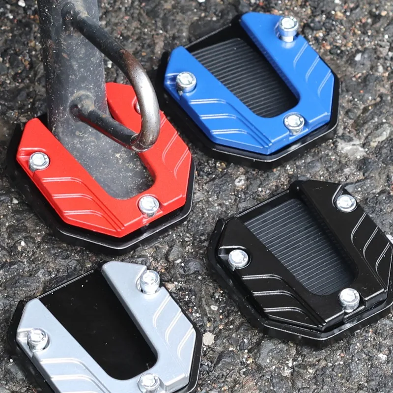 

Universal Motorcycle Extended Foot Pad Support Plate Aluminum Alloy Motorcycle Bicycle Kickstand Extension Foot Side Stand