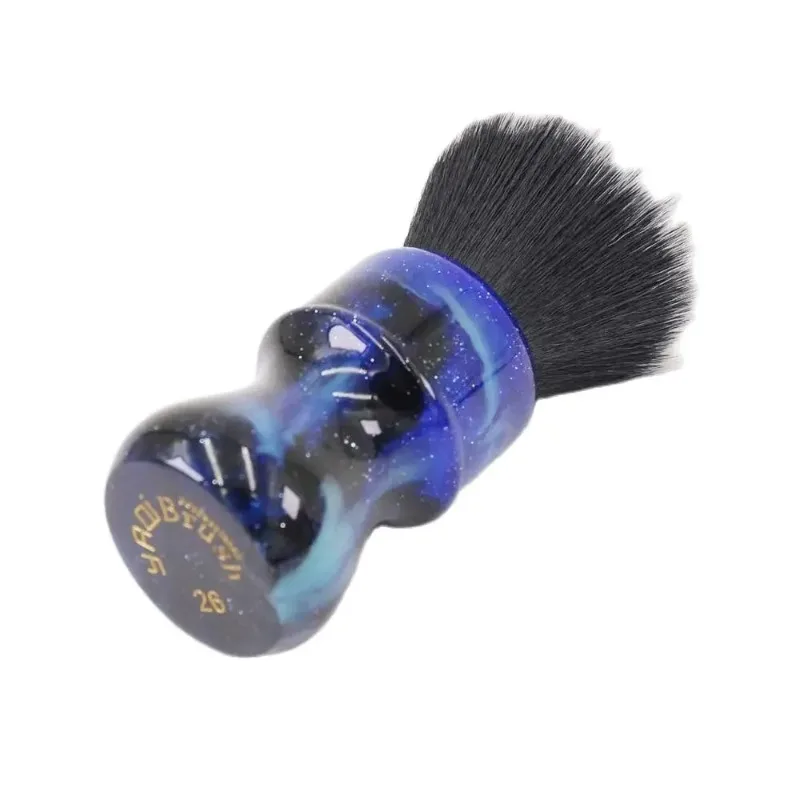 Yaqi New Shaving Brush Shaving Soap Sets And 26MM Mysterious Space Color Handle Tuxedo Shaving Brush For Mens Face Care Tools