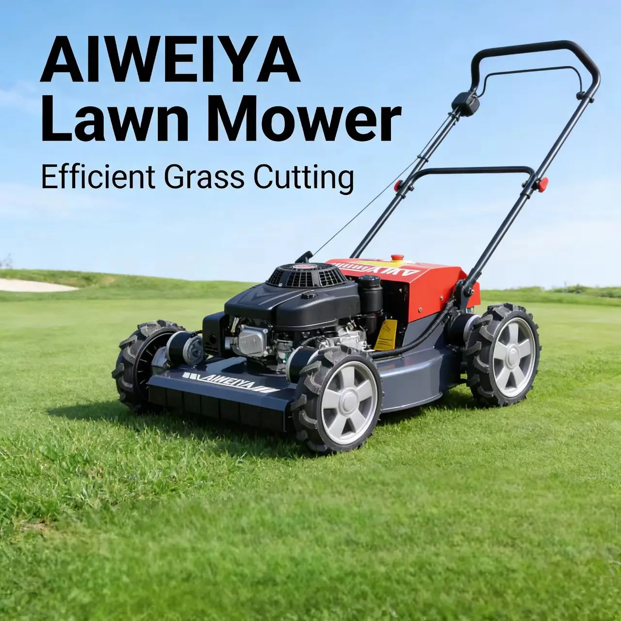 

Customized Chinese remote-controlled hillside lawn mower, crawling mountain weeding and swinging blade lawn mower