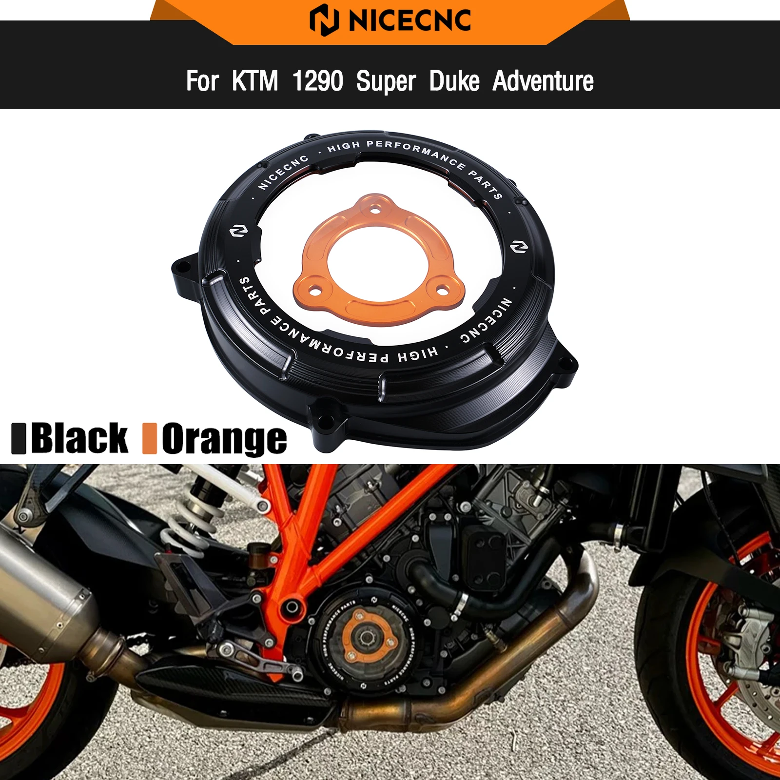 For KTM 1290 Super Duke R GT EVO 2014-2024 1290 Super Adventure R S T 2017-2024 Engine Clutch Cover 1050 1090 1190 Adv 2017-2024