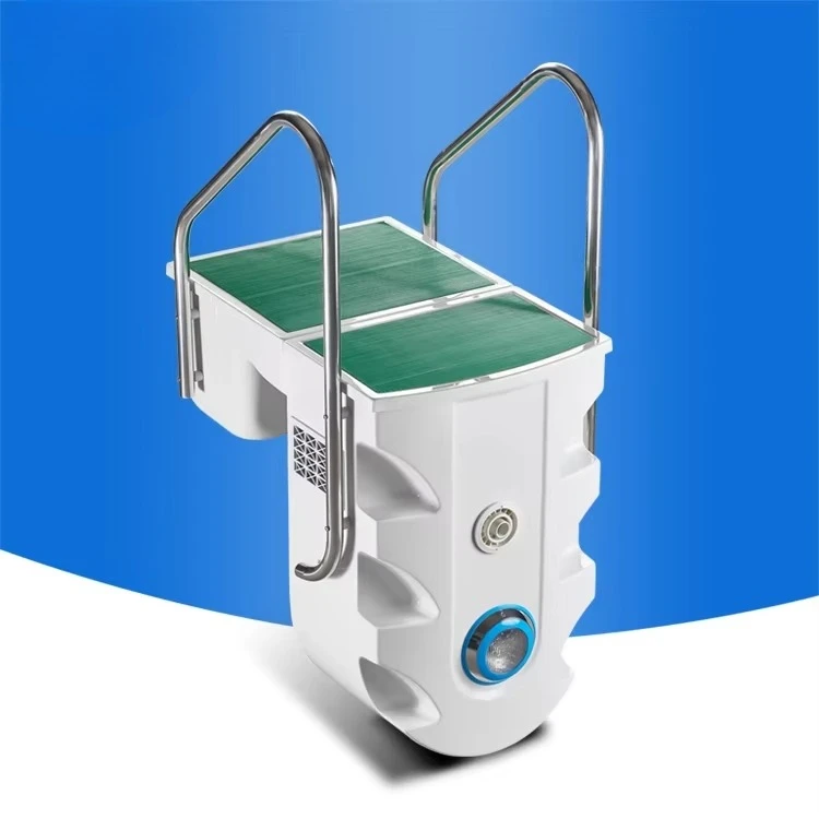 Wall Mounted Acrylic Swimming Pool Filter System Integrated Pump 25-35m/h Flow Rate 2HP/3HP Filtration Pump for Ground Pool