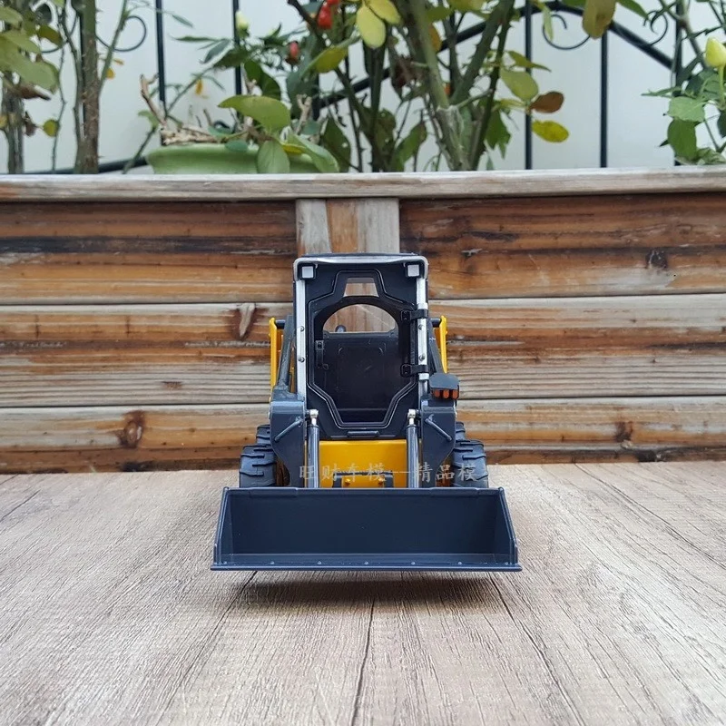 Collectible Diecast Scale Toy Model Replica 1:18 Liugong 385C Compact Skid Steer Loader Vehicle Engineering Machinery for Gift