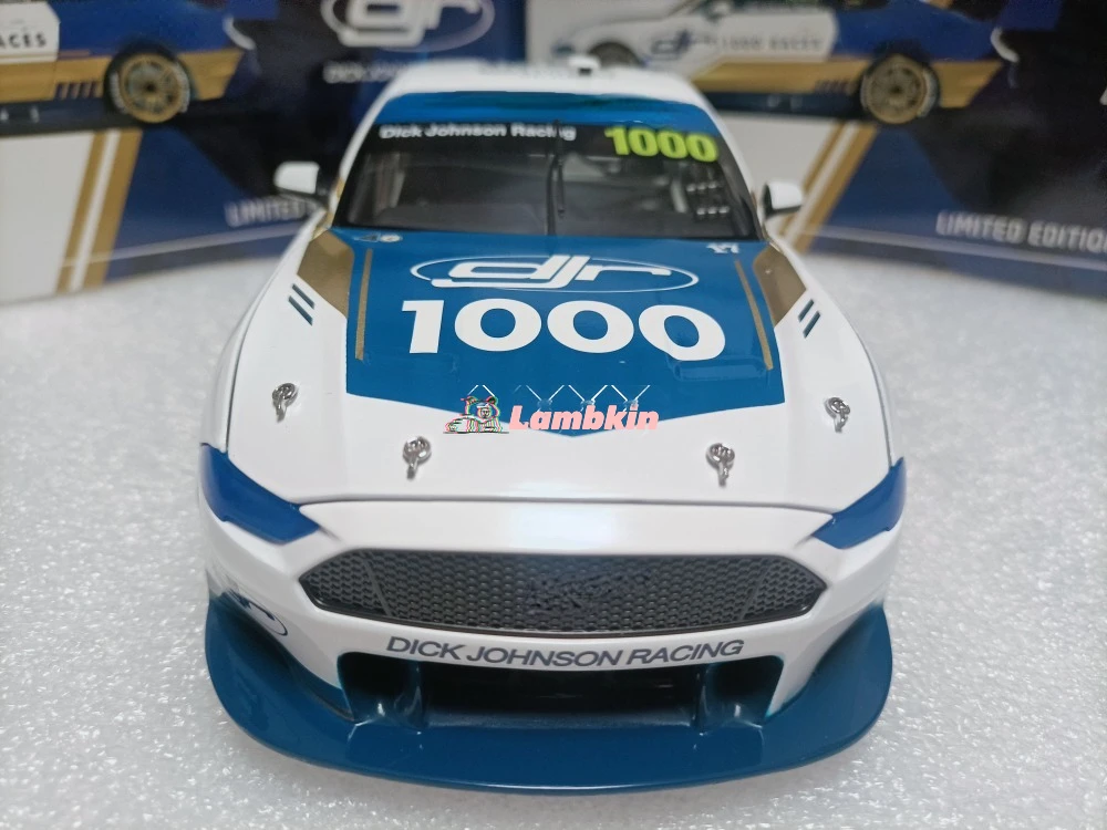 Authentic 1:18 For #1000 DICK JOHNSON Racing 2022 DJR 1000 Race Celebration Livery Designed by Tristan Groves