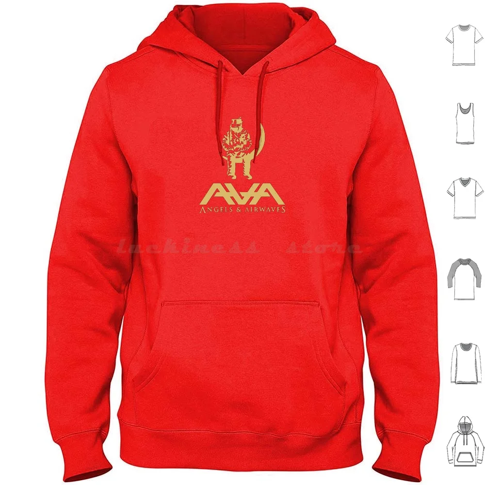 Angels And Airwaves Astronaut ( Gold Edition ) Hoodie cotton Long Sleeve Punk Heavy Metal Astronaut Gold Space Angels