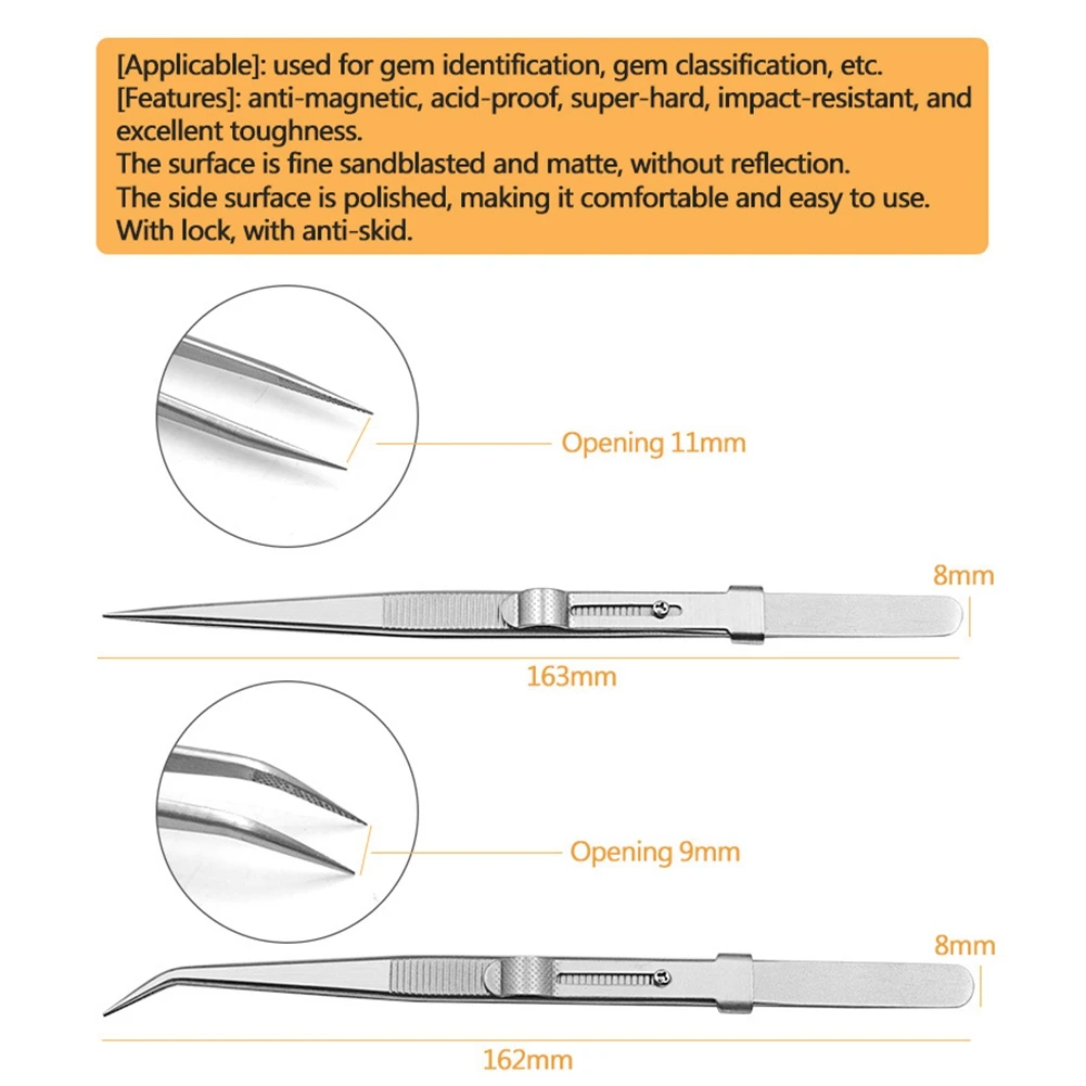 AT77 4-компонентный прецизионный паяльный пинцет ESD, антистатический промышленный электронный пинцет, набор инструментов для изготовления ювелирных изделий, ремесел