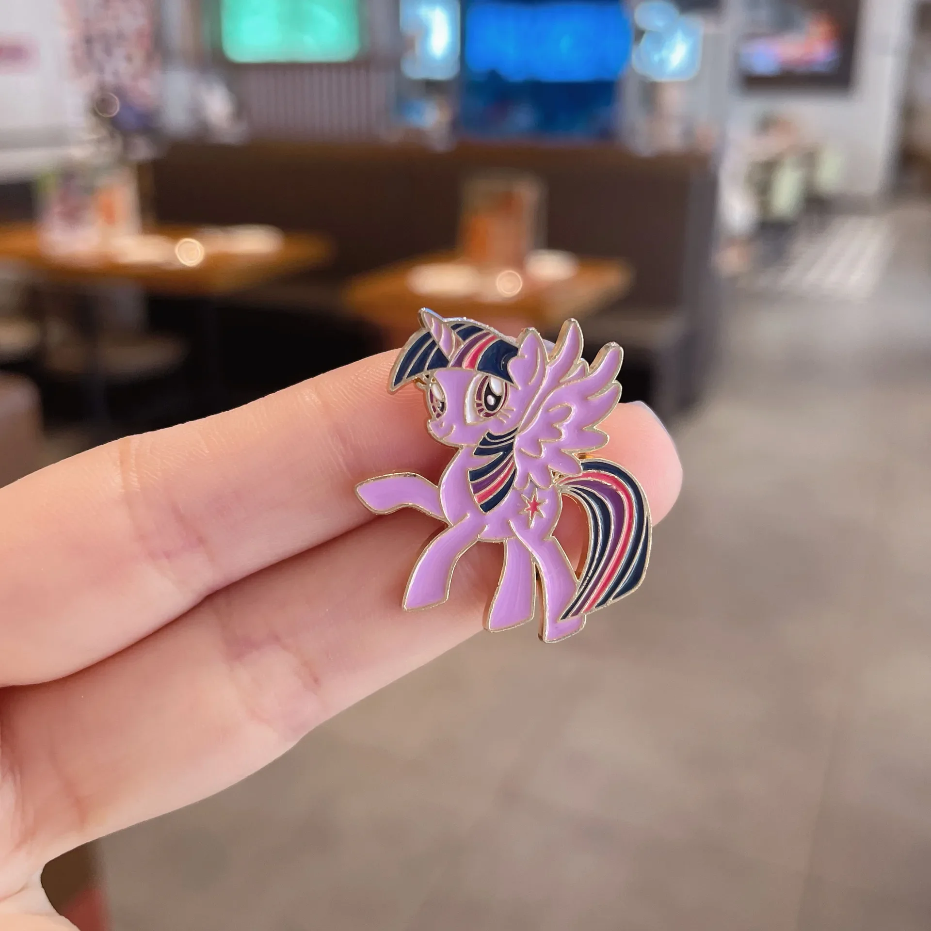 12pcs types Cute Mane My Little Pony Enamel Pins Anime Lapel Badge Jewelry Children Gifts Brooches for Women Lapel pins audience