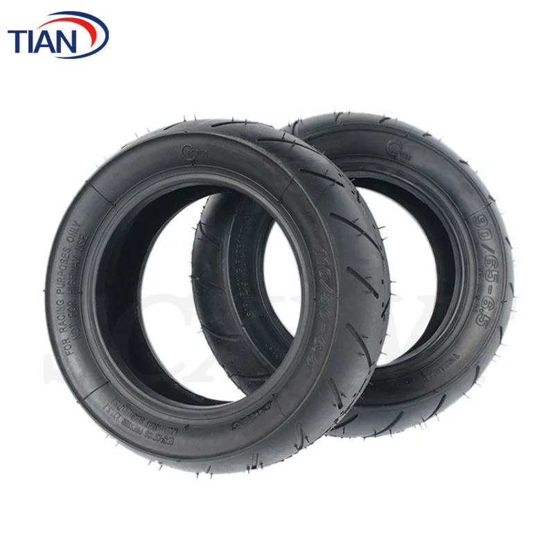 11 Inch 90/65-6.5 Tire 110/50-6.5 Inner Tube Outer Tyre for Electric Scooter 47/49cc Mini Motor Front Rear Wheel Parts