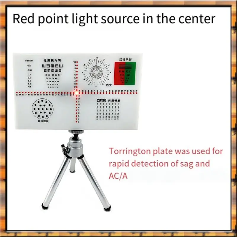 A78K Neues Torrington Block AC/A Ophthalmic Strabismus Detection Tool Fornear-Eye Position Screening