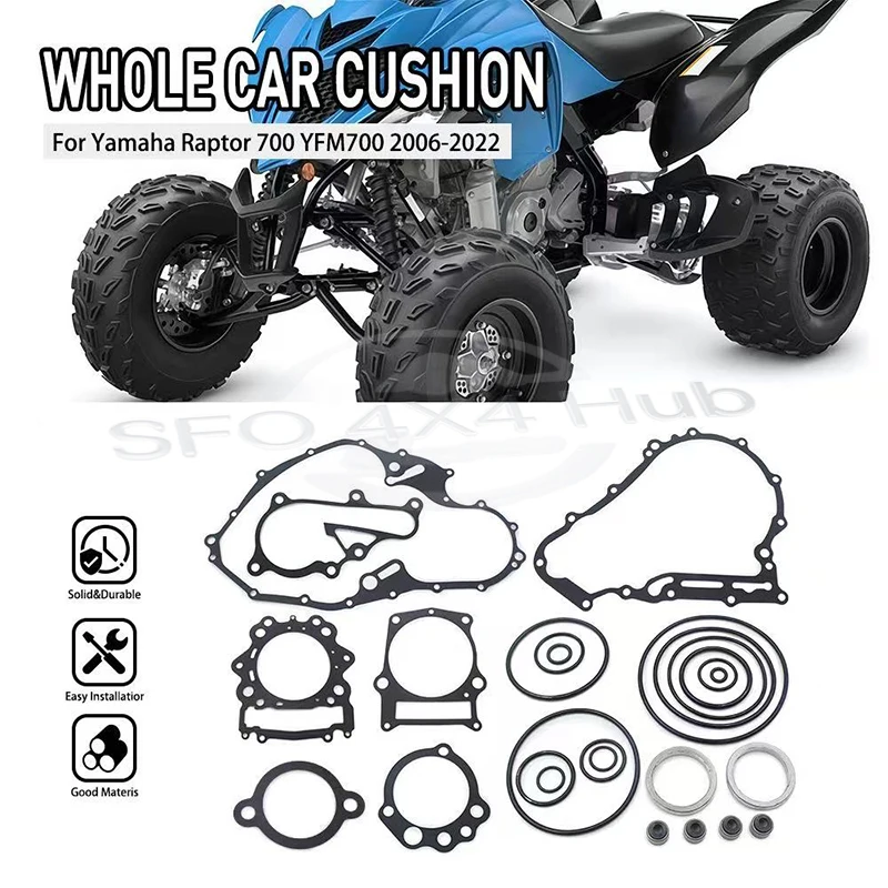 

Original Gasket Set with Valve Seals for Yamaha Raptor 700 700R YFM700 06-24