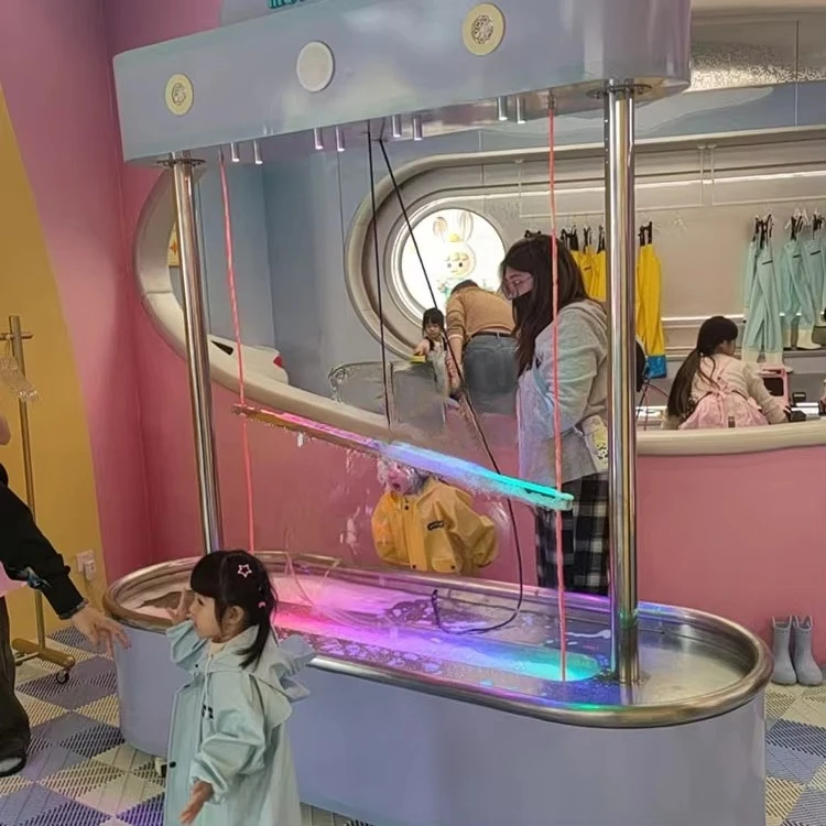 يمكن تخصيص ستائر الفقاعات لمتحف علوم الأطفال ومعدات ألعاب الفقاعات التفاعلية #3